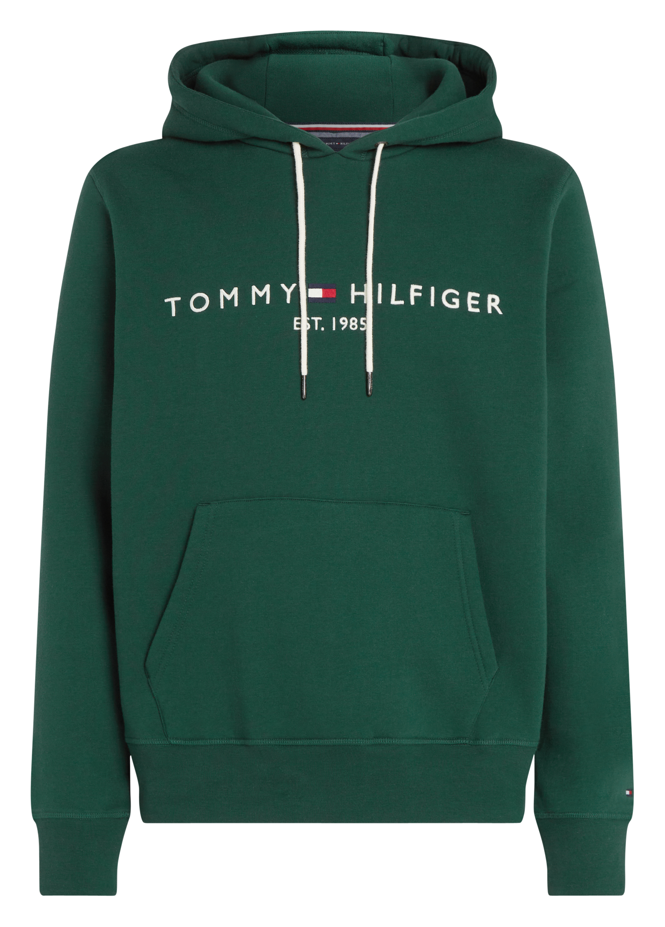 Sweat à capuche regular-fit en coton mélangé | Vert