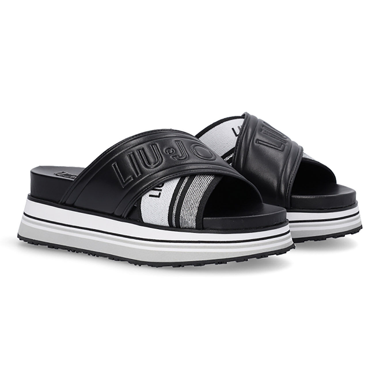 Liu-Jo Mules plateforme Sophie noires