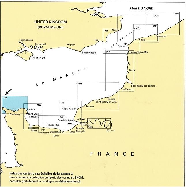 EPSHOM - 7120L ABORDS DE CHERBOURG