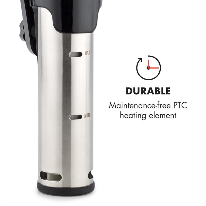 Quickstick Flex 1300W 3D Circulating 0-95 °C IPX7 Timer schwarz Schwarz