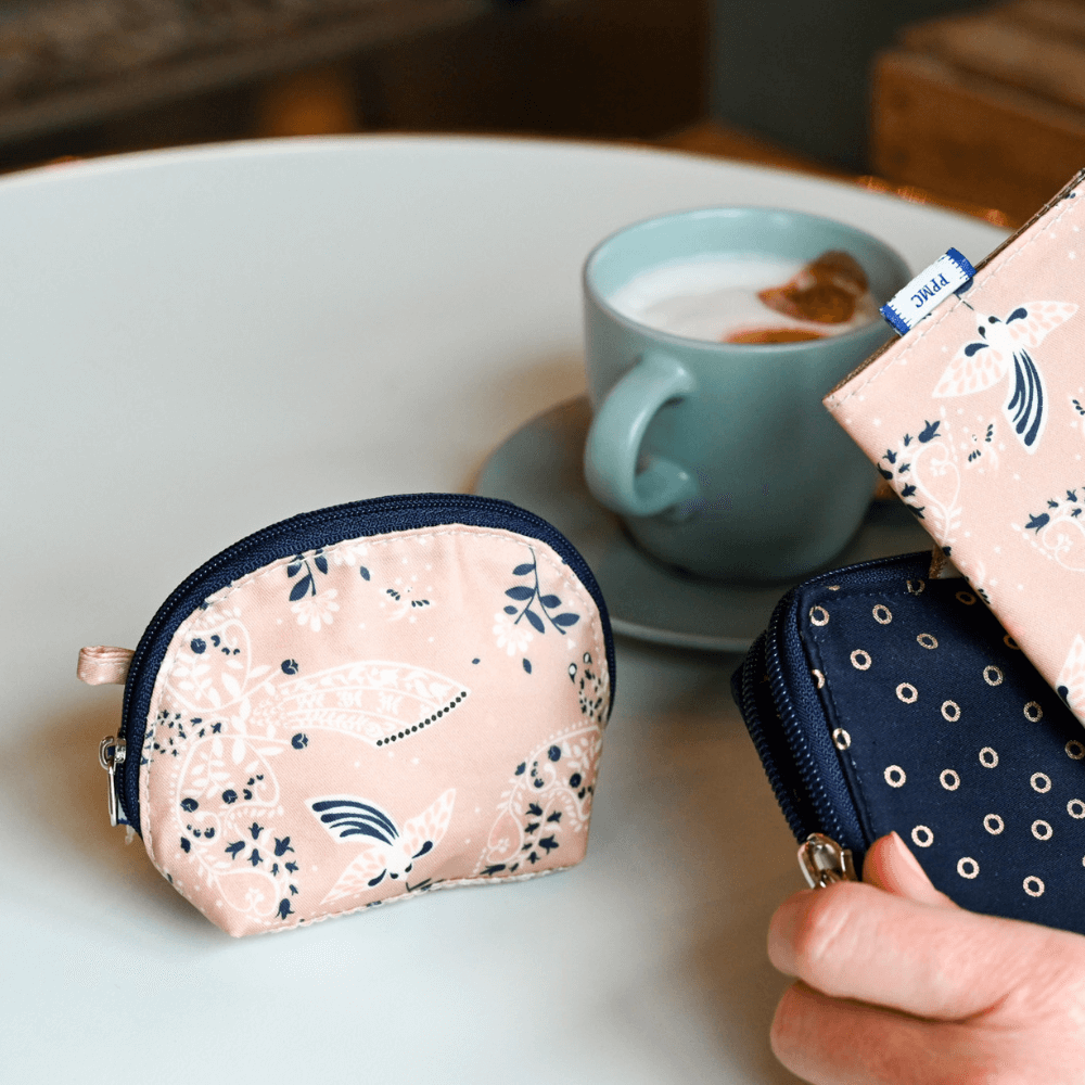 Porte-Monnaie À Soufflet Oiseau Bandana