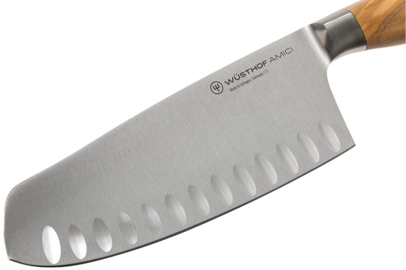 Wüsthof Amici 1011331317 santoku met kuiltjes 17 cm