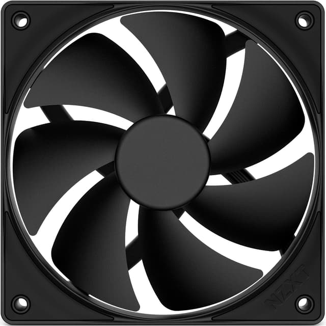 NZXT F120P V2 Static Pressure 120 mm PWM blæser (sort)