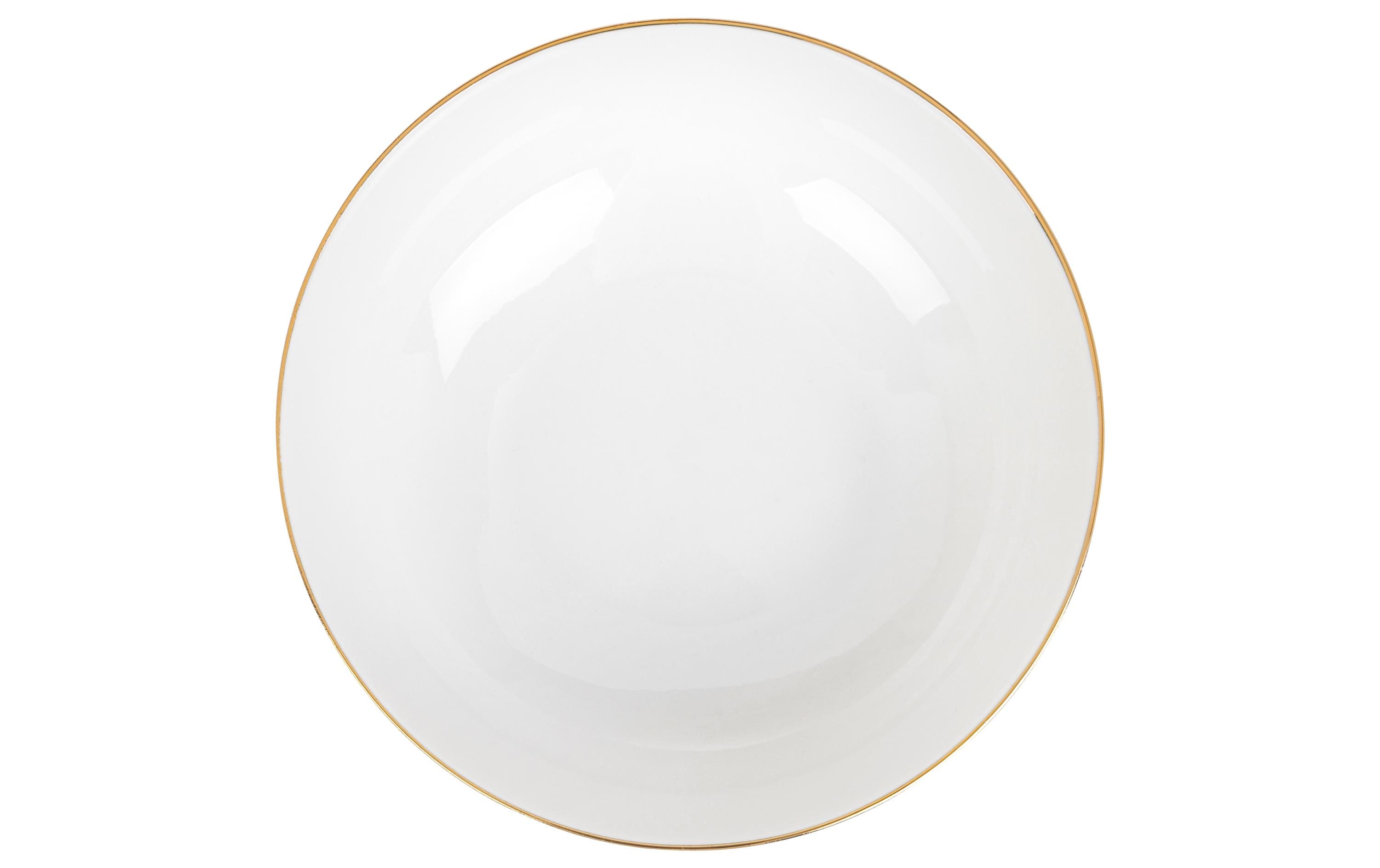Müslischale Ø 16 cm, 6 Stück, Weiss/GoldFrühstücksschalen