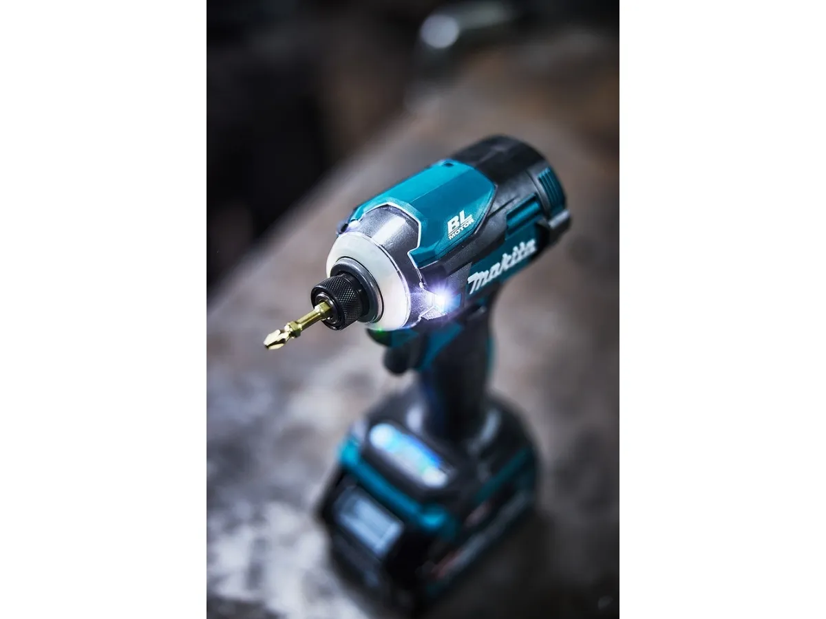 Makita TD001G - Støddriver - ledningfri - 600 W - 4-hastigheders - 1/4