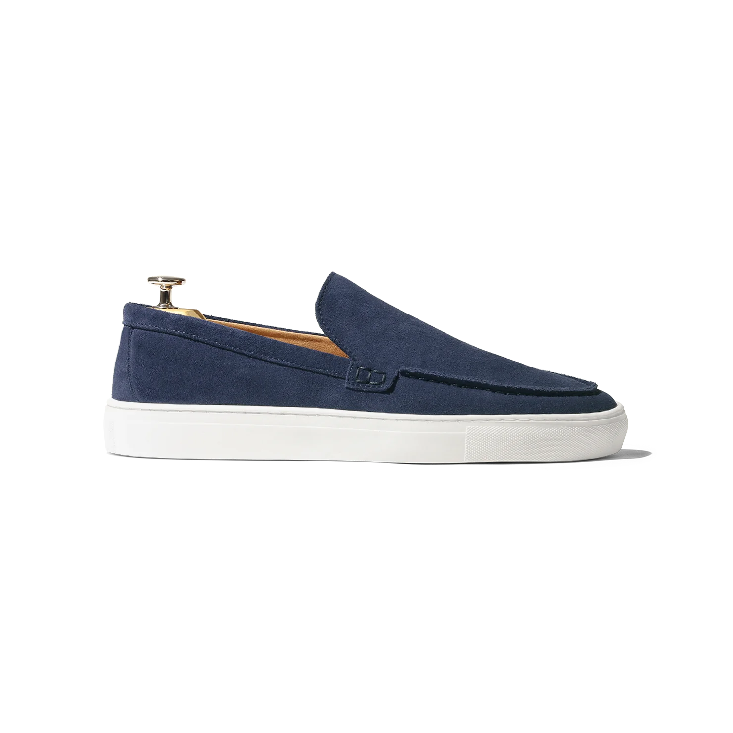 Tossa-Mocassin en veau velours marine