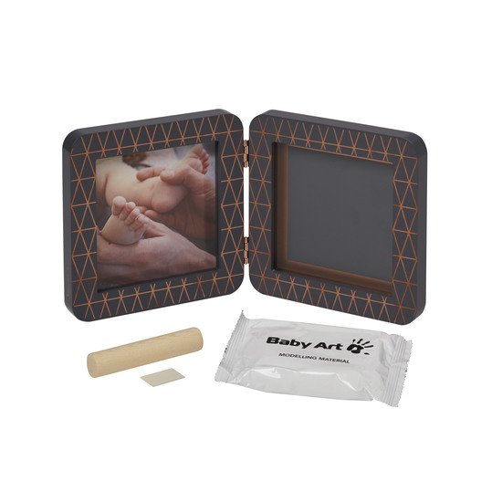 My Baby Touch cadre 2 volets   Blanc        de               Baby Art