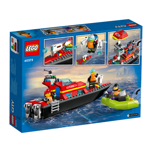 LEGO City Brandvæsnets Redningsbåd - 60373