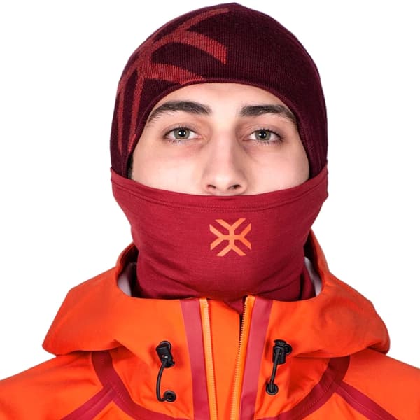 Bonnet Bandeau ski de randonnée AYAQ UPSALA WARM BEANIE RED SIENNA