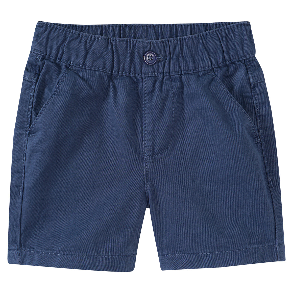 Topomini Baby Shorts in unifarben dunkelblau