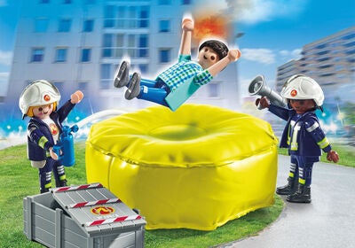 Playmobil 71465 Action Heroes Byggesett Brannmann med Luftpute