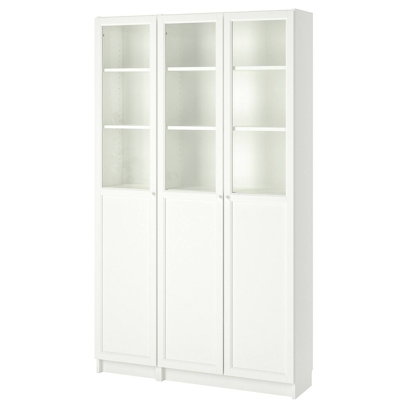 IKEA BILLY / OXBERG Regalkombi. mit Paneel-/Vitrtüren