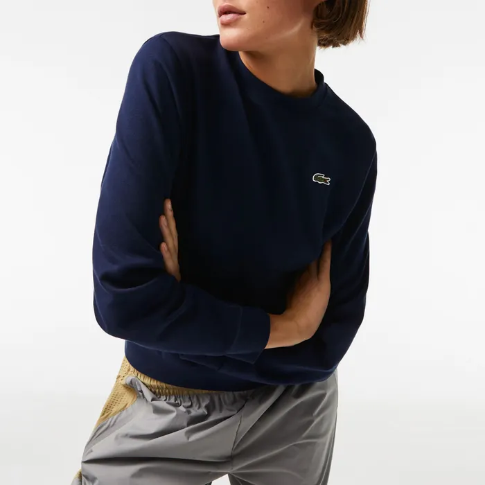 Lacoste Colorblock Fleece Crew Sweater Dames