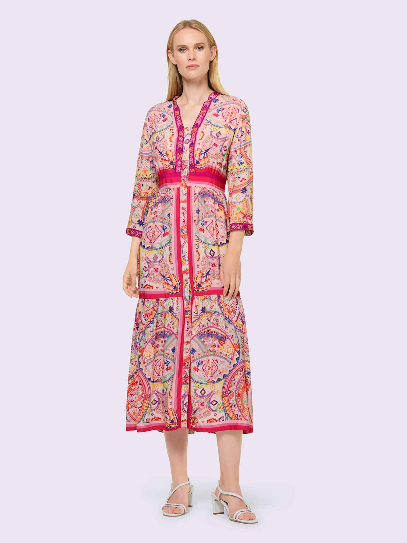 Robe imprimée qualité tissée