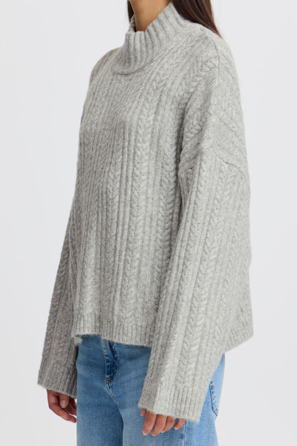 ICHI IHMYLLE LS5 Light grey melange