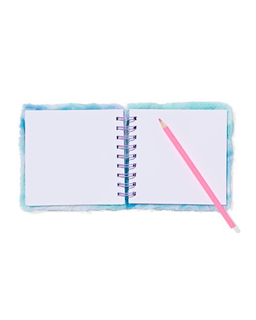 carnet 15.5x14.3cm yeux pelucheux