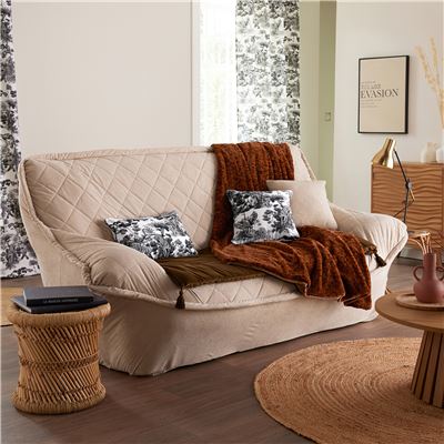 Housse coussin motif jungle - CRÉATION THÉVENON