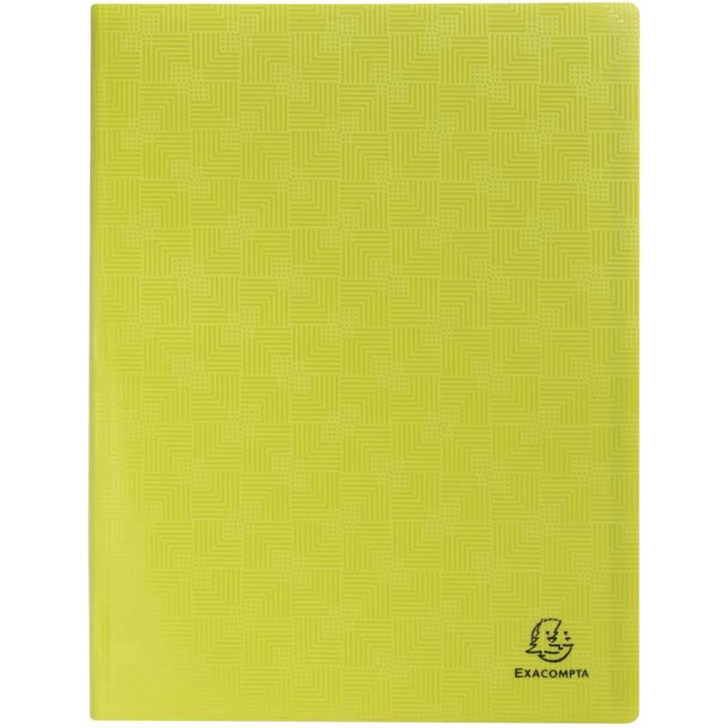 Protège -documents en PP recyclé semi-rigide Pop'N Co - 40 vues - Couleurs assorties