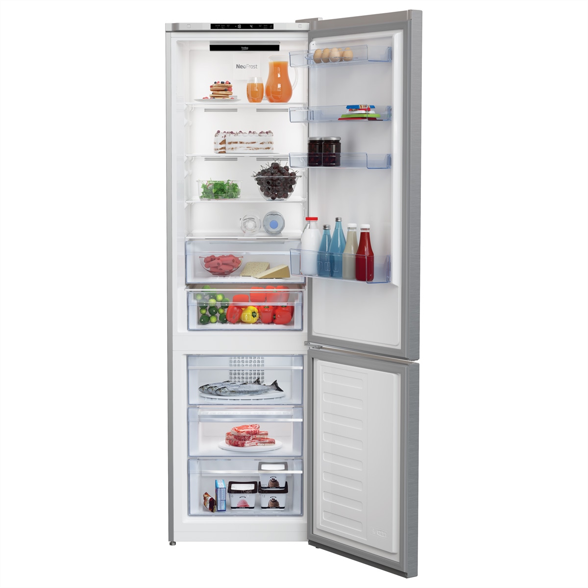 BEKO Kühl-/Gefrierkombination 185,2 cm hoch 59,5 cm breit