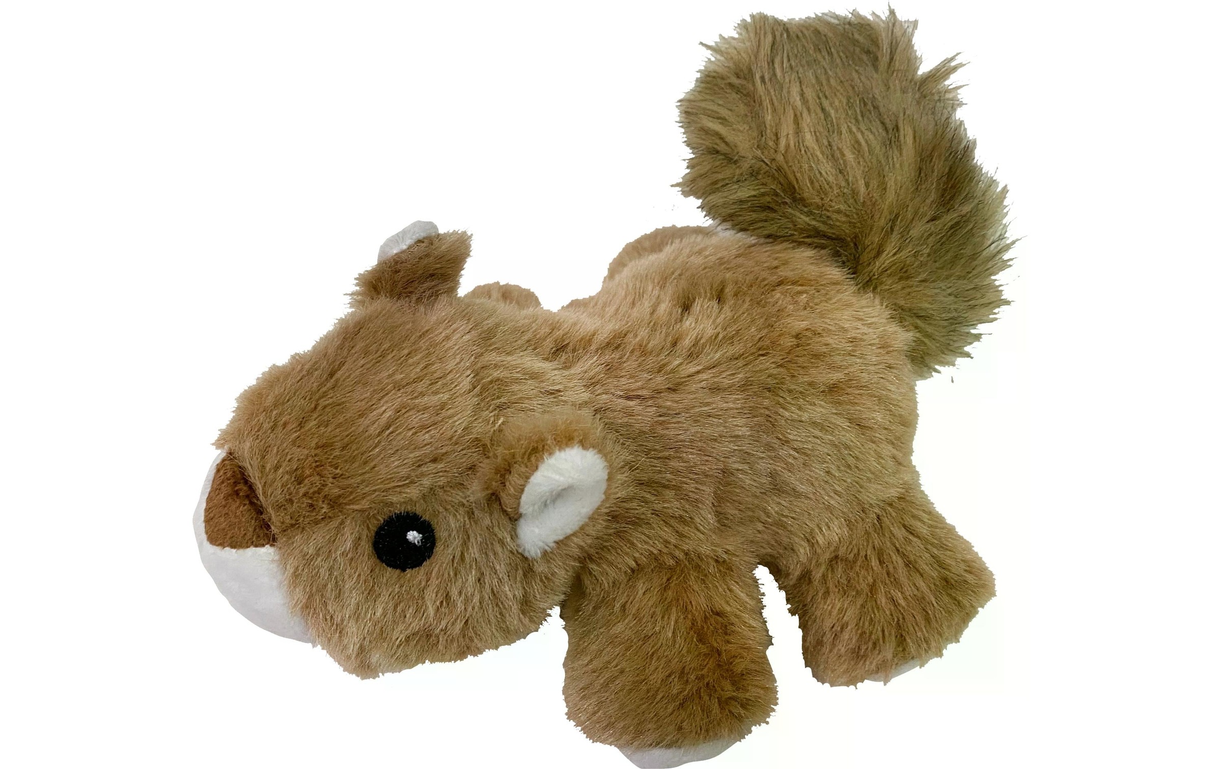 Tier-Intelligenzspielzeug »Hunter Flingerz Furry Eichhörnchen, Braun/Grün« Quietscht
