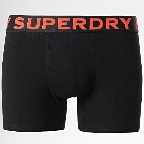 Lot De 3 Boxers M3110452A Noir Orange Gris Chiné