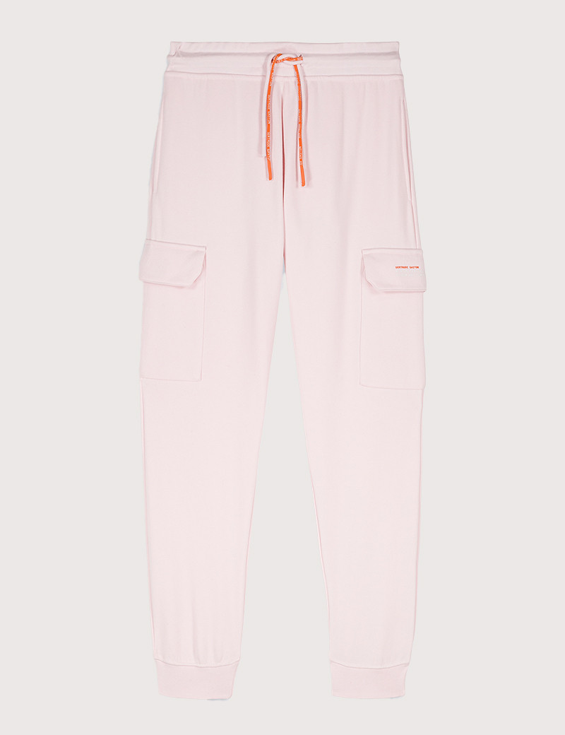 GERTRUDE&GASTON PANTALON CARGO MIXTE JOGGING MARIO ROSE