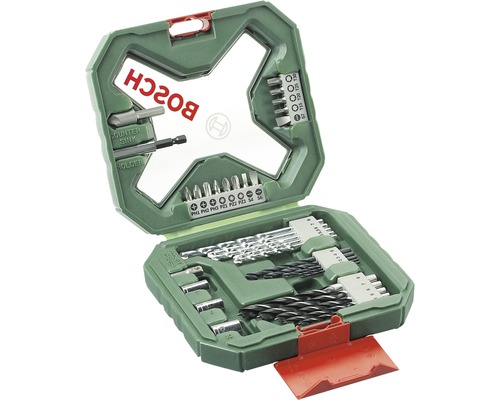 Bosch X-Line bit- en boorset inclusief spiraalboren, 34-delig