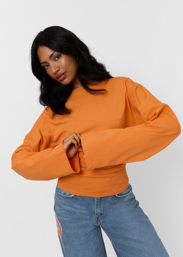 Romee top oranje