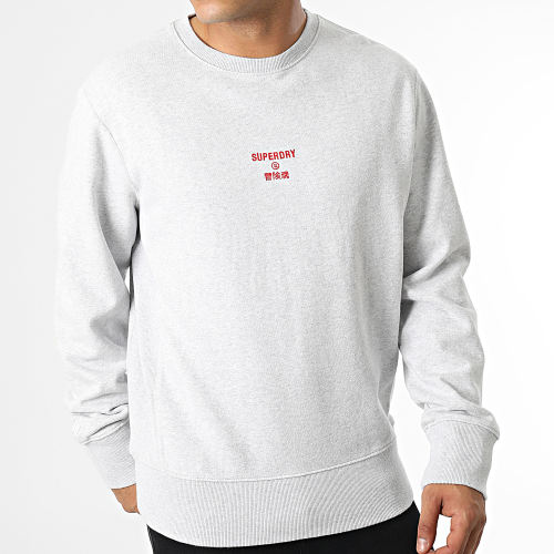 Sweat Crewneck Code Classic M2012131A Gris Chiné