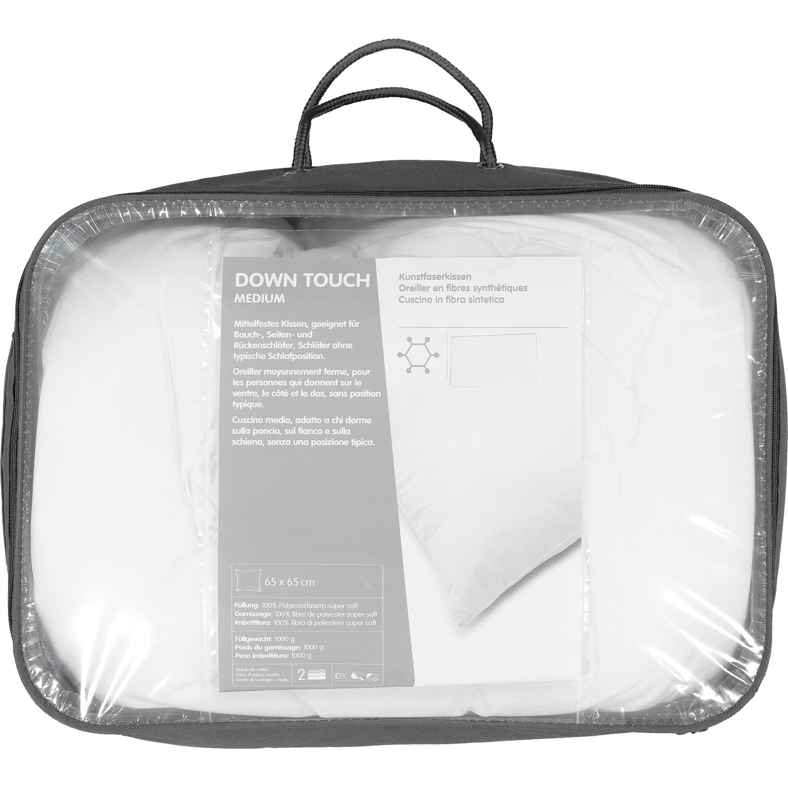 Duvet, 160x210 Duvet Nordisch, weiss