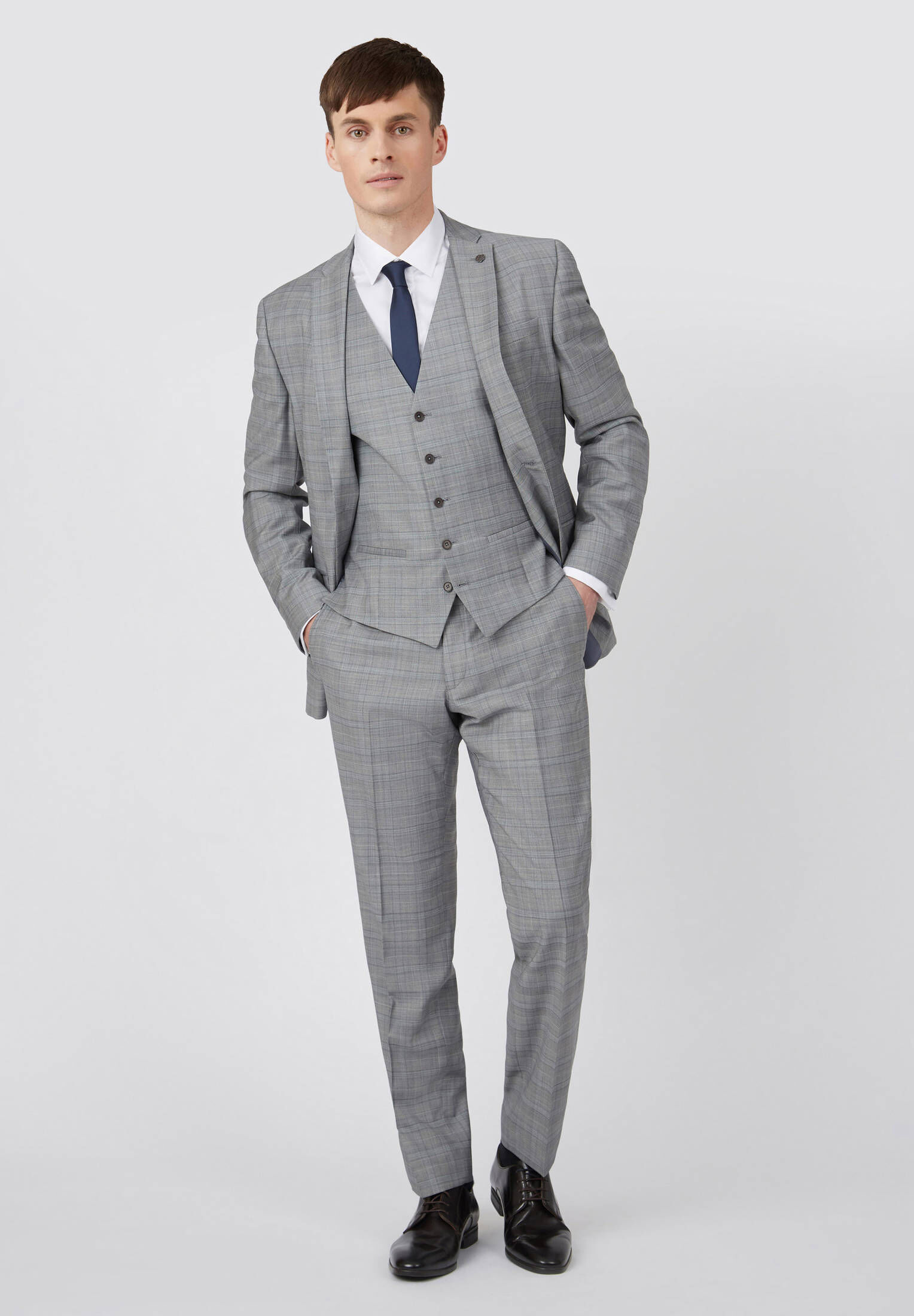 Ted Baker| Herren Jacke Grey Pow Check