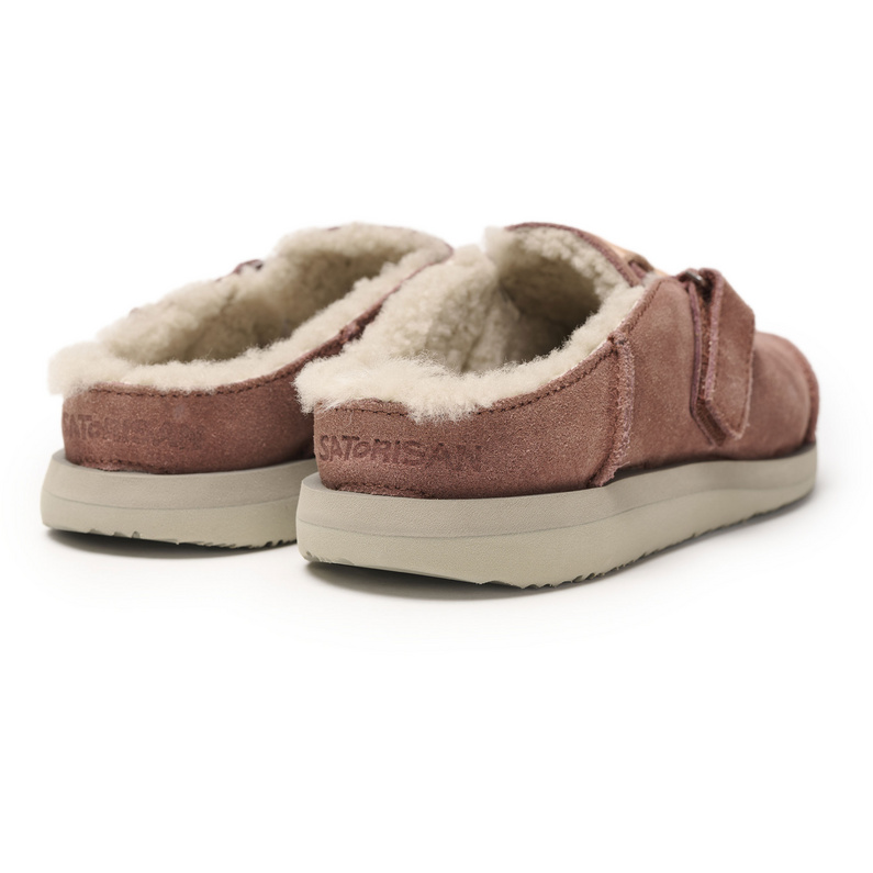 Satorisan Damen Uwabaki Clog Strap Suede Schuhe