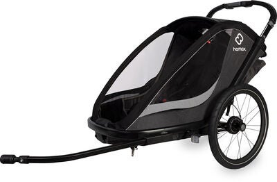 Hamax Cocoon Sykkelvogn, Grey/Black