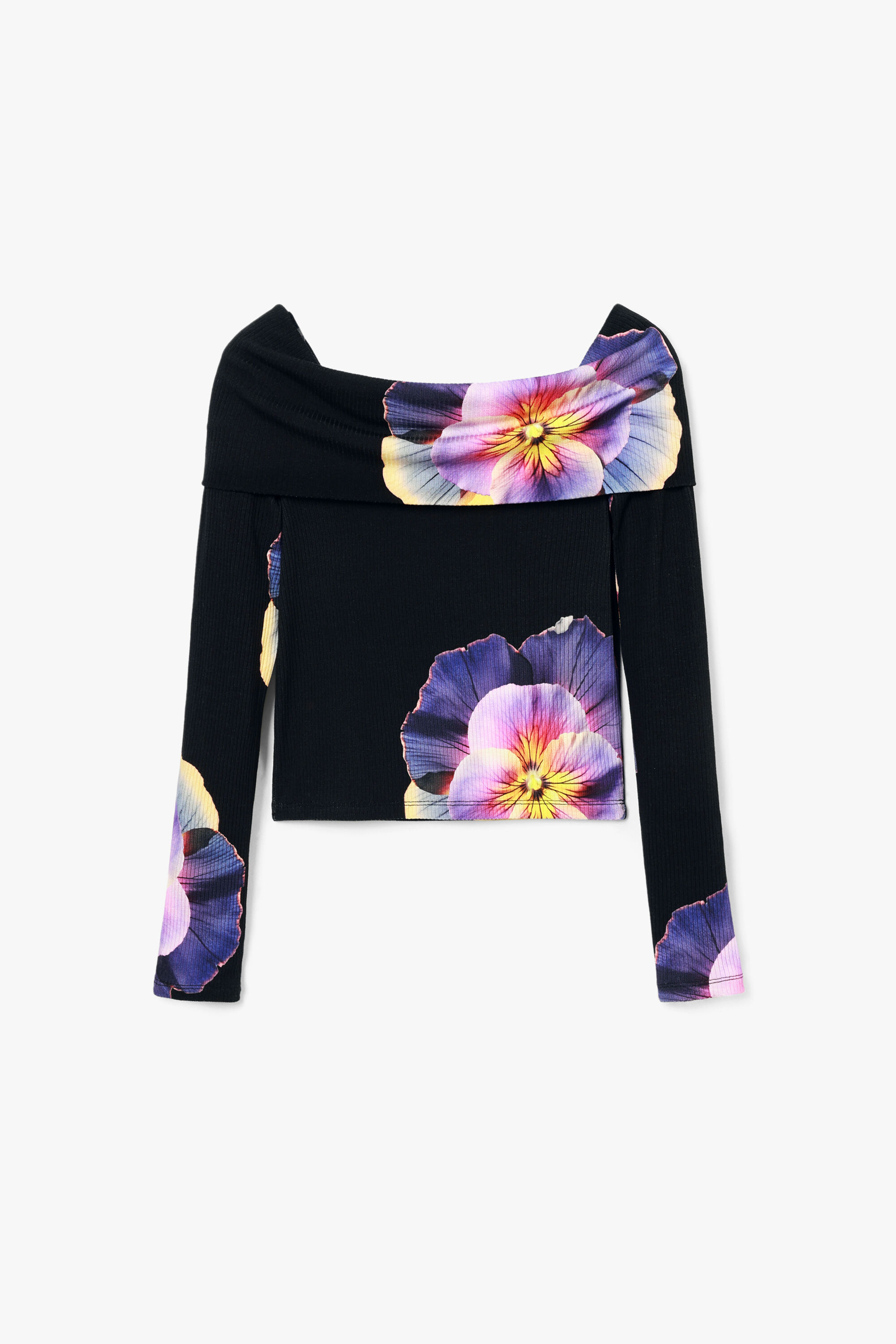 Camiseta estampado flores M. Christian Lacroix