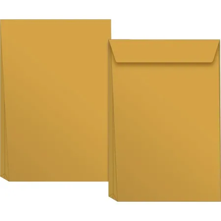 BRUNNEN Versandtasche 250 x 353 x 40 mm B4 braun, 5Stk.