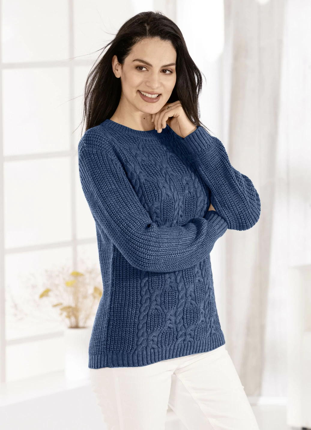 Pullover in Strickmix