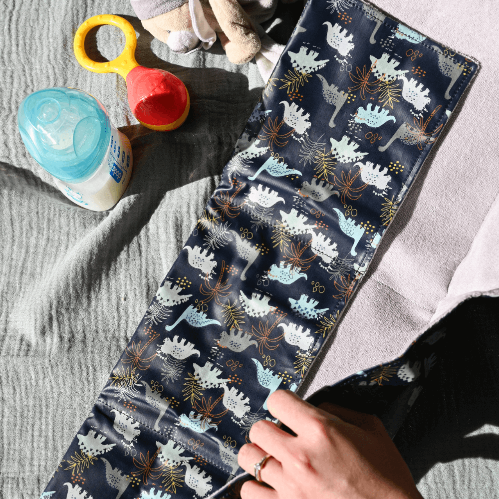 Tapis À Langer Jurassic Dino Marine