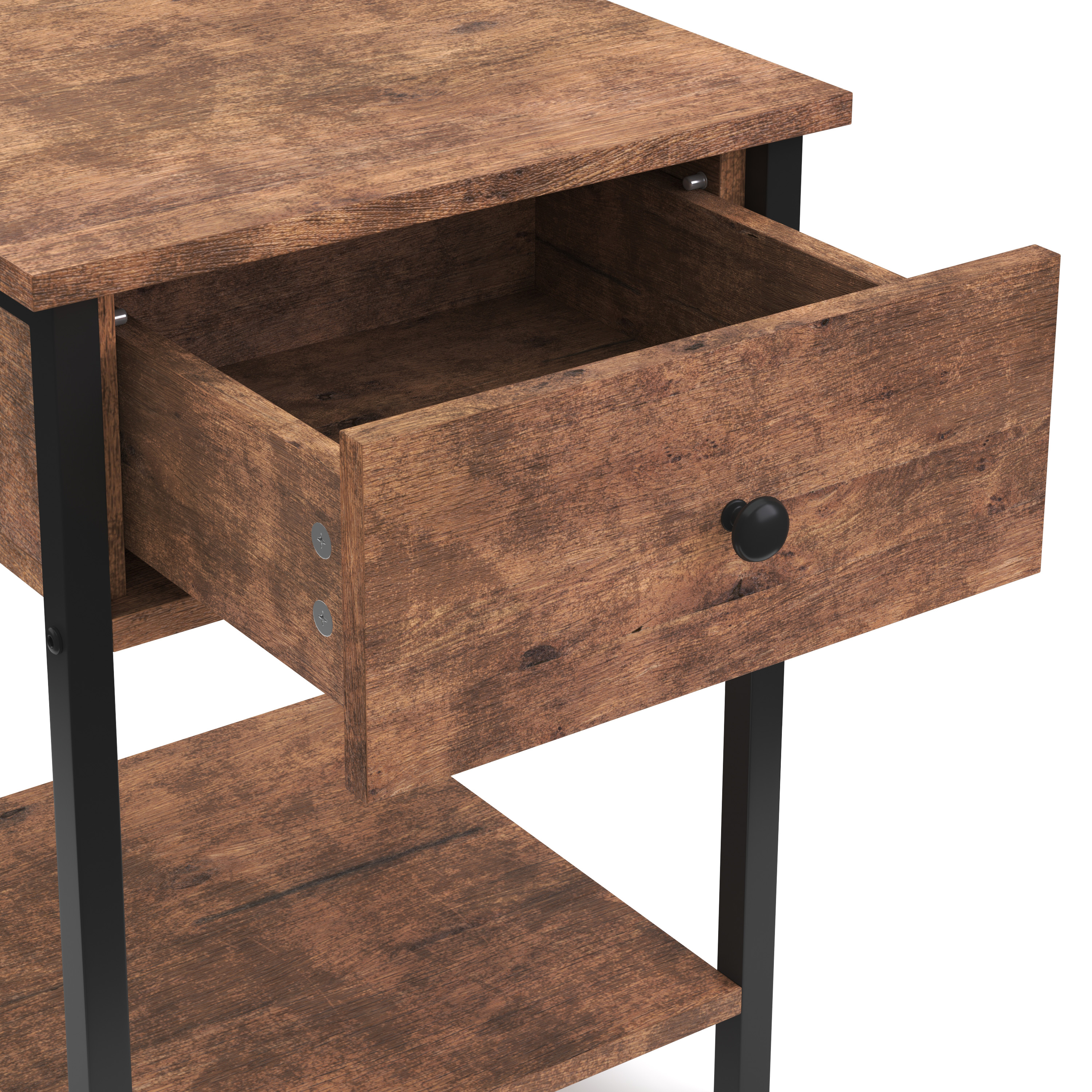 Nachttisch Vintage BONITA 40 x 55 cm mit 1 Schublade