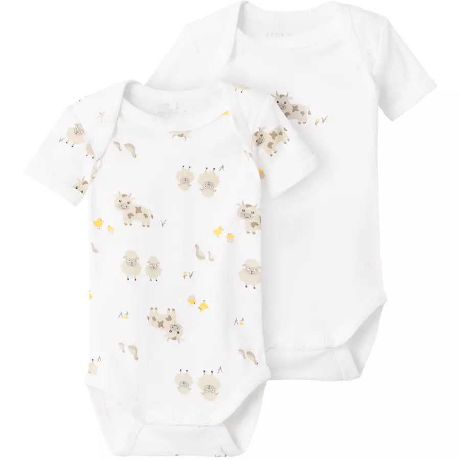 name it Kurzarmbody 2er Pack Bright White