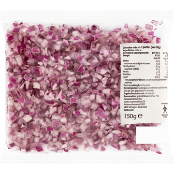Jumbo Gesneden Rode Uien 150 g