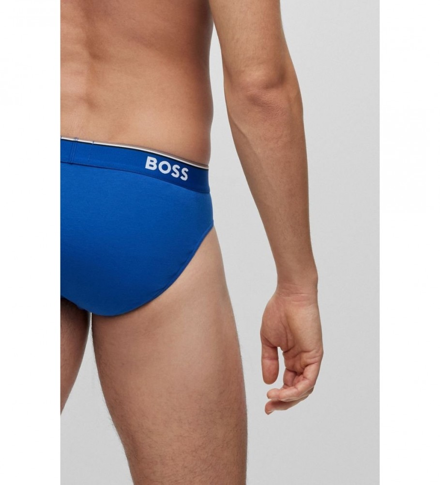 Pacote BOSS com 3 Power Slips nas cores azul, marinho e cinza.