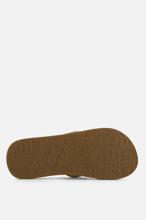 Reef Ahi Wild Slippers bruin Synthetisch