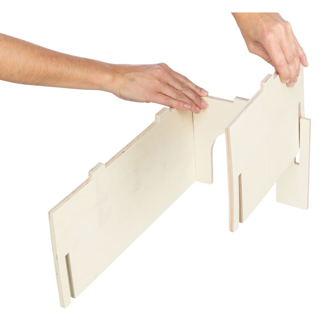 Maison emboitable holm 33 x 50 x h 23 cm pour lapins