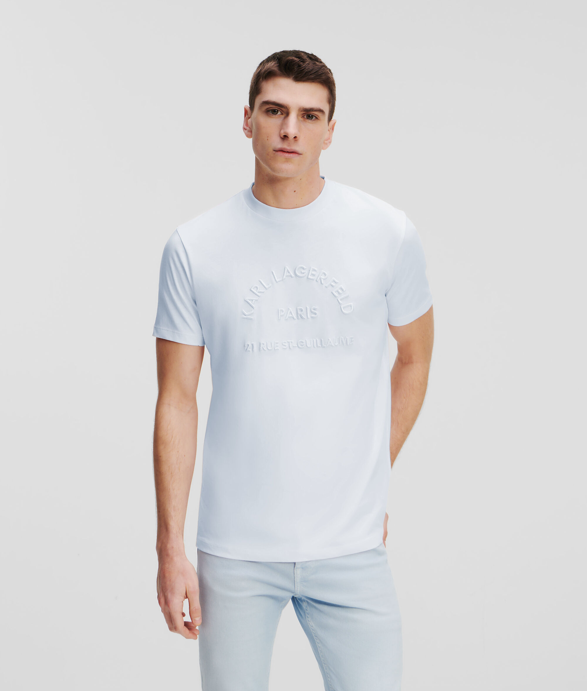 T-shirt avec logo brodé