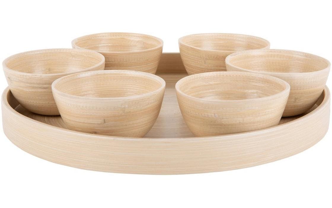 Snackschale Puro 32 cm, 7-teilig, NatureRundes Snack Set