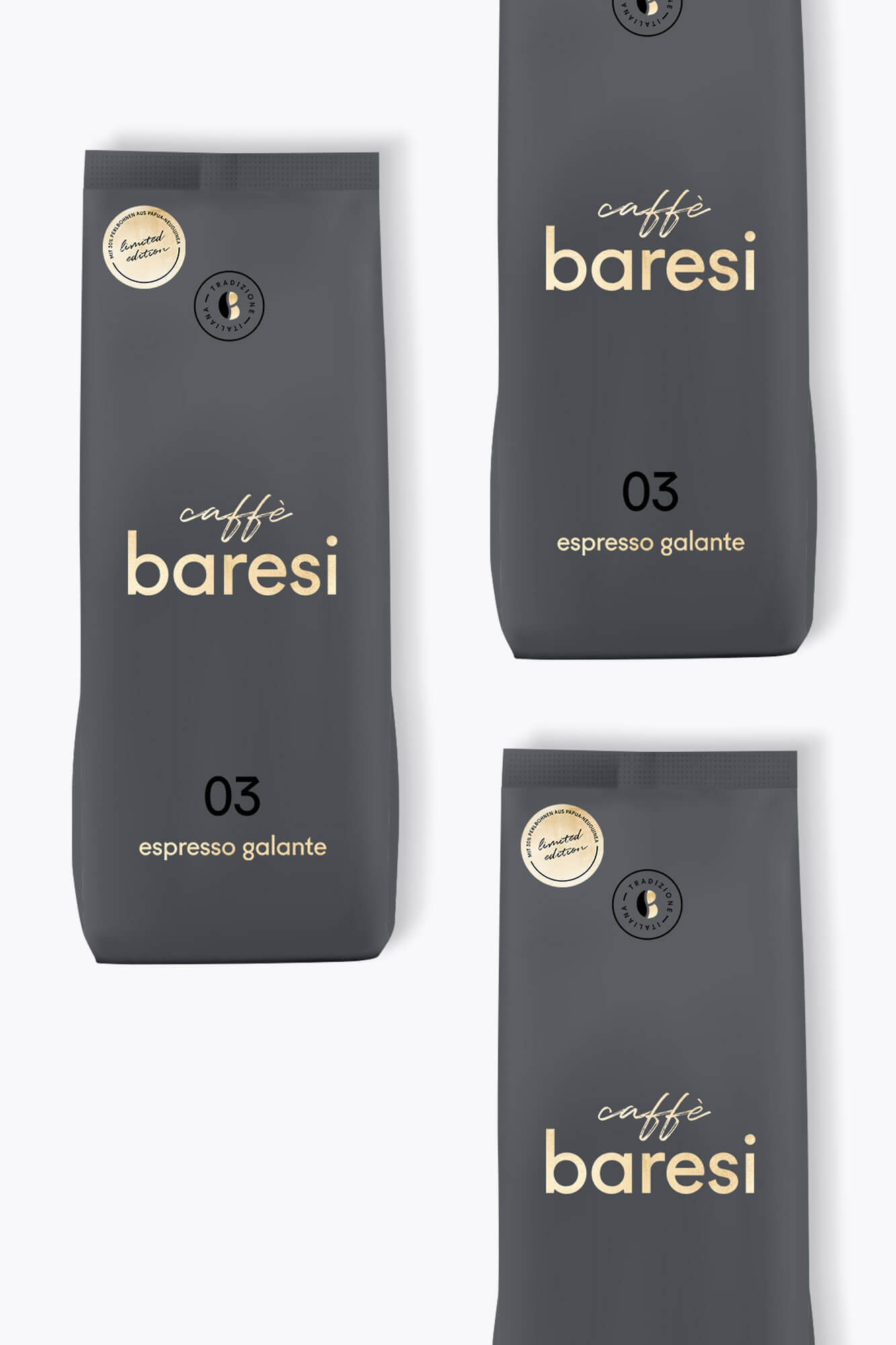 caffè baresi Espresso Galante Limited Edition Papua Neuguinea Vorteilspaket 3kg