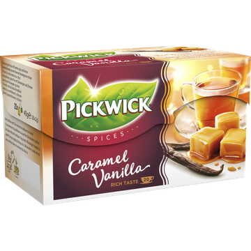 Pickwick Spices Caramelised Vanilla Zwarte Thee 20 Stuks