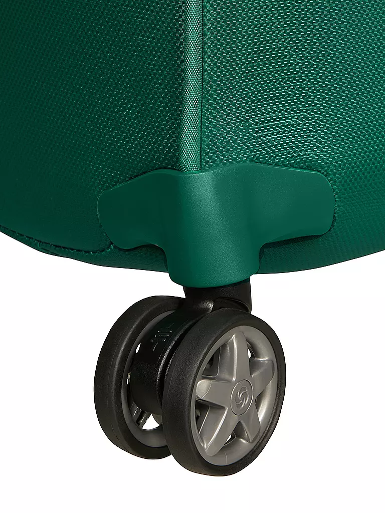 SAMSONITE Trolley Weich D' LITE SPINNER 71cm erweiterbar Pine Green dunkelgrün