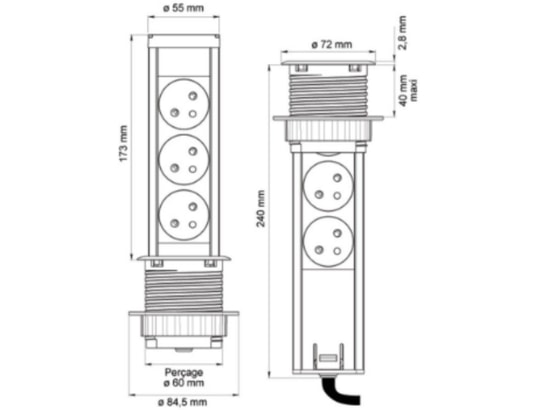 MSA - Prise relais A9403
