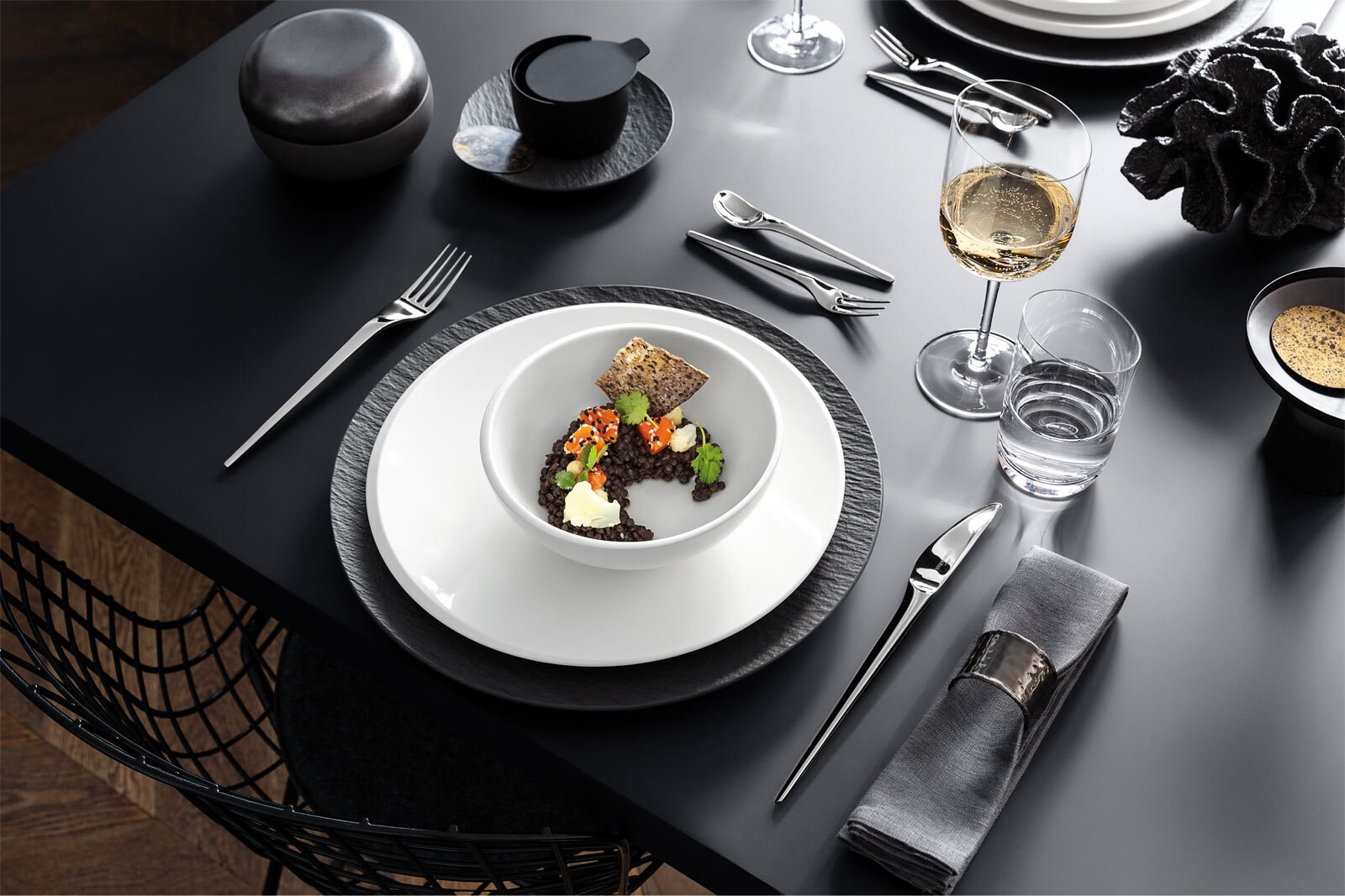 Villeroy & Boch Schüssel NEW MOON 1000 ml weiß